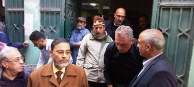 تشييع جثمان الفنان إسماعيل محمود من مسجد القبارى بالإسكندرية