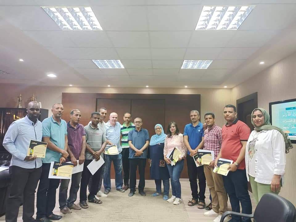 مياه البحرالاحمر تكرم العاملين المتميزين ممن اجتازوا اختبارات المسار الوظيفة بتفوق