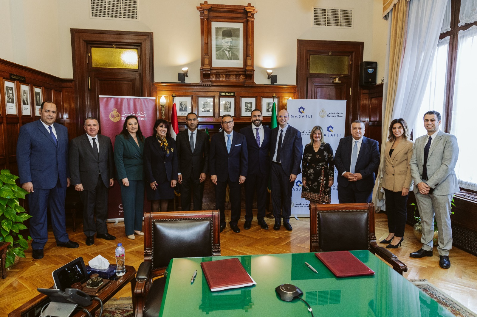 بنك مصر يوقع بروتوكول تعاون مع شركة قسطلي للاستثمار العقاري في مجالي المدفوعات الإلكترونية والتمويل العقاري 