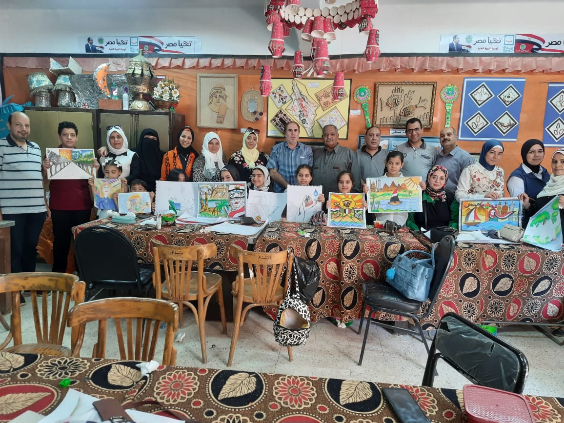 بالصور: الإداره التعليميه بشبين القناطر تواصل فاعليات النشاط الصيفى بتوجيه التربيه الفنيه