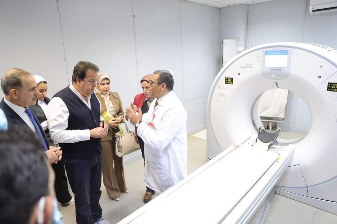 وزير الصحة يتفقد مركز أبحاث أمراض الكبد والقلب بكفر الشيخ