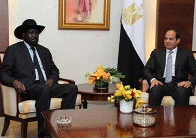 عاجل| السيسي يستقبل رئيس جنوب السودان بقصر الاتحادية
