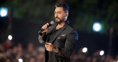 تامر حسنى يتوج كأفضل مطرب عربى فى حفل جوائز "موريكس دور"