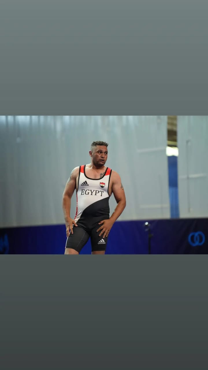 اللاعب حامد علي يحصل علي المركز السادس في بطولة العالم للمصارعة