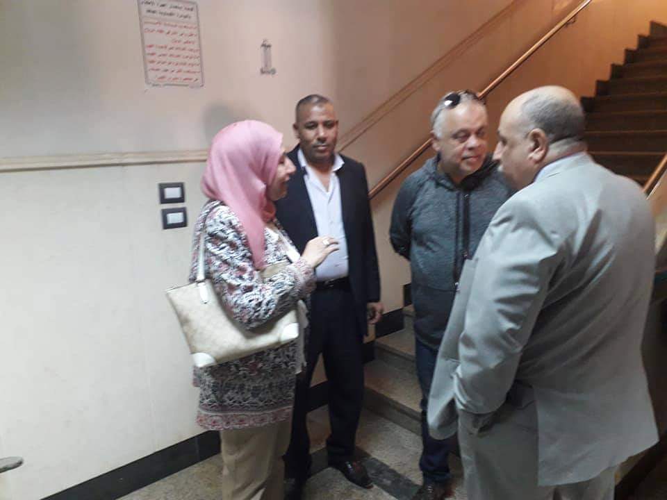 بالصور: مدير تأمين صحي الجيزة ونقيب الممثلين يتابعان مبادرة رئيس الجمهورية
