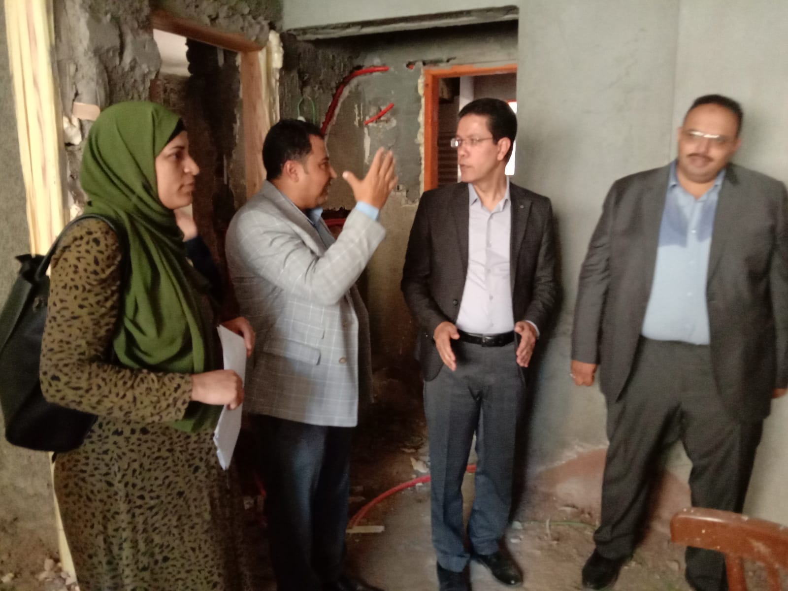 القائم بأعمال رئيس جامعة بنها يتفقد أعمال التطوير بدار الضيافة ومركز الطبع والنشر