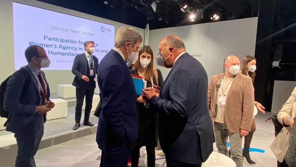 شكري يُشارك في جلسة حول الدبلوماسية البيئية وتغير المُناخ في إطار مؤتمر ميونخ للأمن