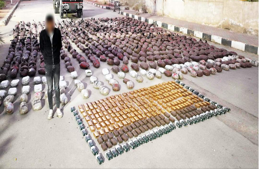 ضربة جديدة لعالم المخدرات ٠٠٠ضبط مواد مخدرة بقيمة ٢٣مليون جنيه بالسويس