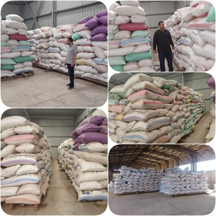 توريد ٥٤٣٩٣ طن أرز لشون البحيرة حتى صباح اليوم.