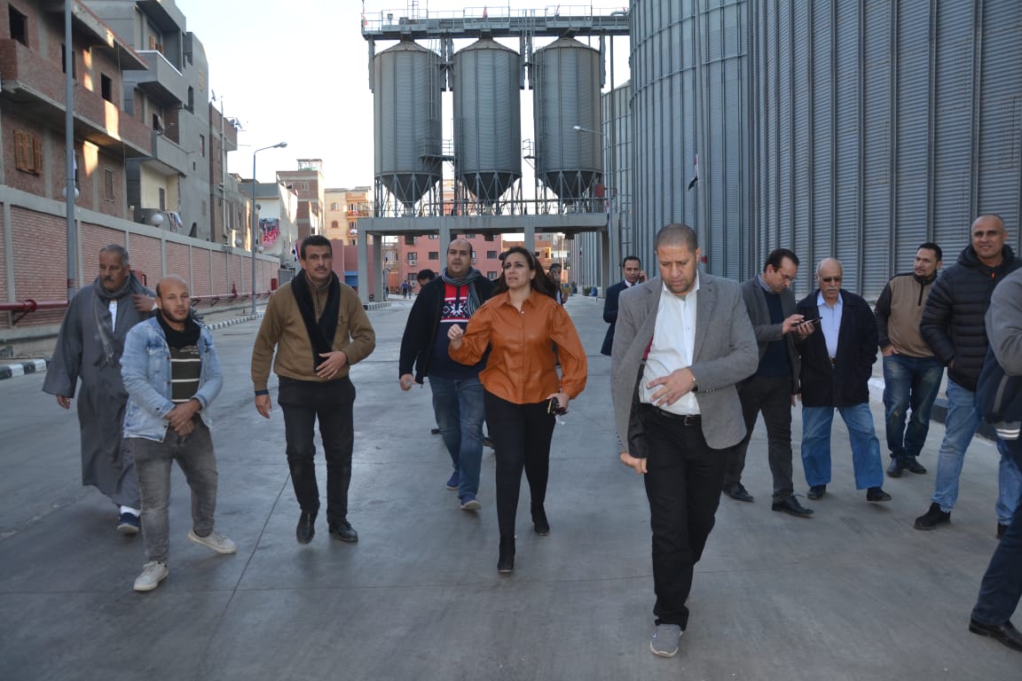 بلبع تتفقد صوامع الغلال بزاوية غزال بالبحيرة