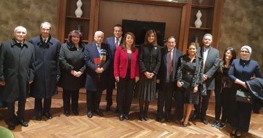 احتفال الوزارء بعيد الميلاد المجيد وتهنئة نبيلة مكرم