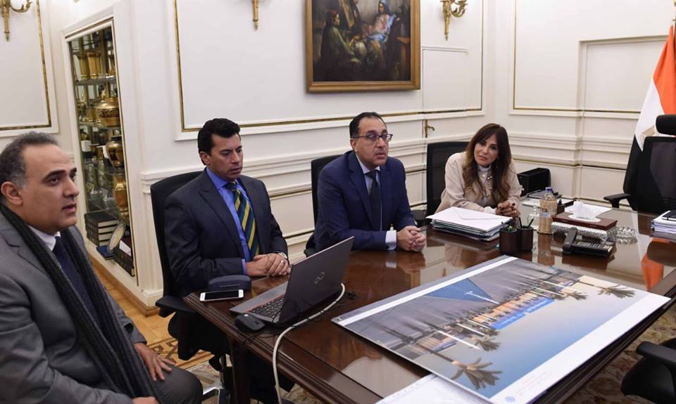 رئيس الوزراء يتابع مع وزير الشباب آخر الاستعدادات الخاصة بترتيبات استضافة بطولة الأمم الأفريقية ٢٠١٩