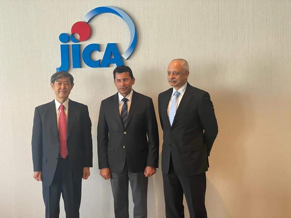 وزير الشباب والرياضة يلتقي مدير هيئة التعاون الدولي اليابانية "جايكا"