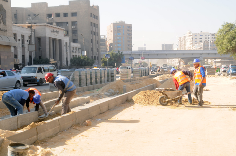 بالصور.. محافظ القاهرة يتفقد أعمال تطوير وتوسعة محوري الحجاز وجسر السويس