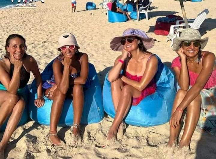 نرمين الفقي في اجازة ومحيي يطرح البومه الجديد بوسي عاليخت الهندي