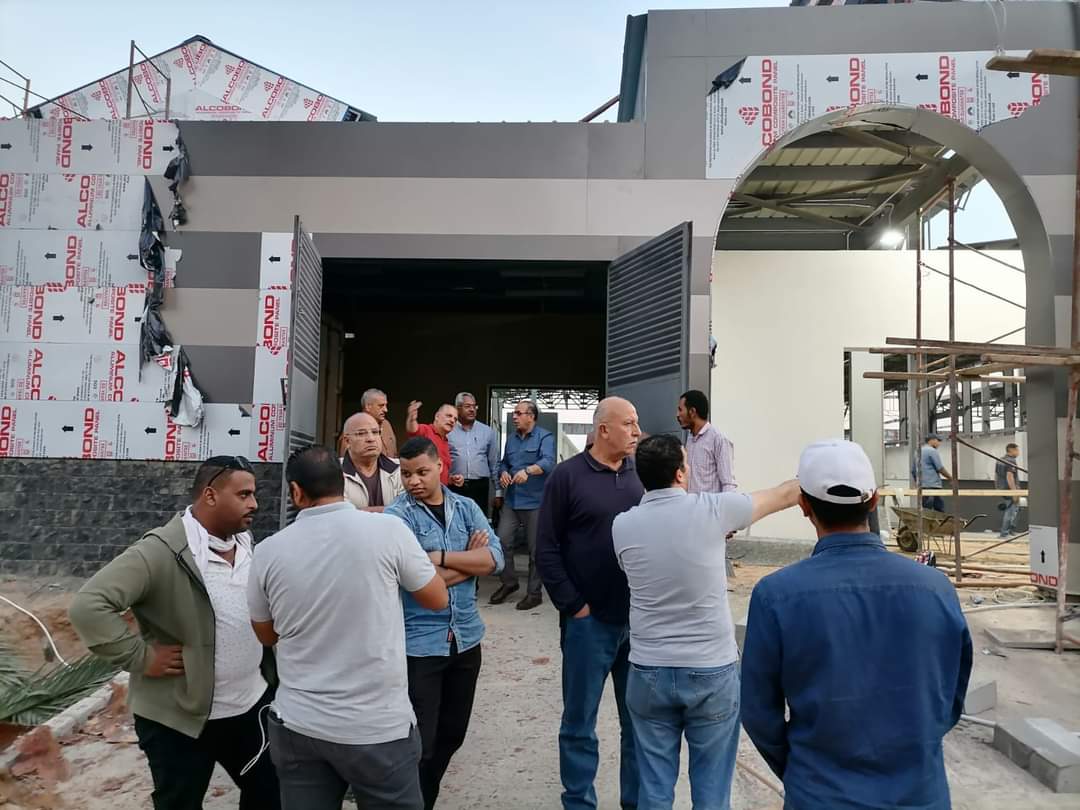 افتتاح حلقة السمك والجزيرة الوسطى لطريق المطار بمدينة الغردقة