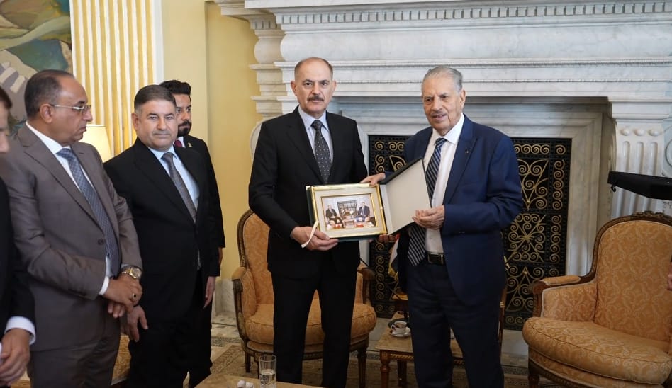 رئيس مجلس الأمة الجزائرى  يستقبل  رئيس المحكمة الإتحادية العليا لجمهورية العراق