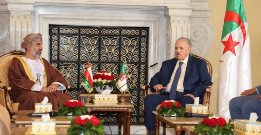 رئيس مجلس الأمةالجزائرى يستقبل رئيس مجلس الشورى لسلطنة عُمان