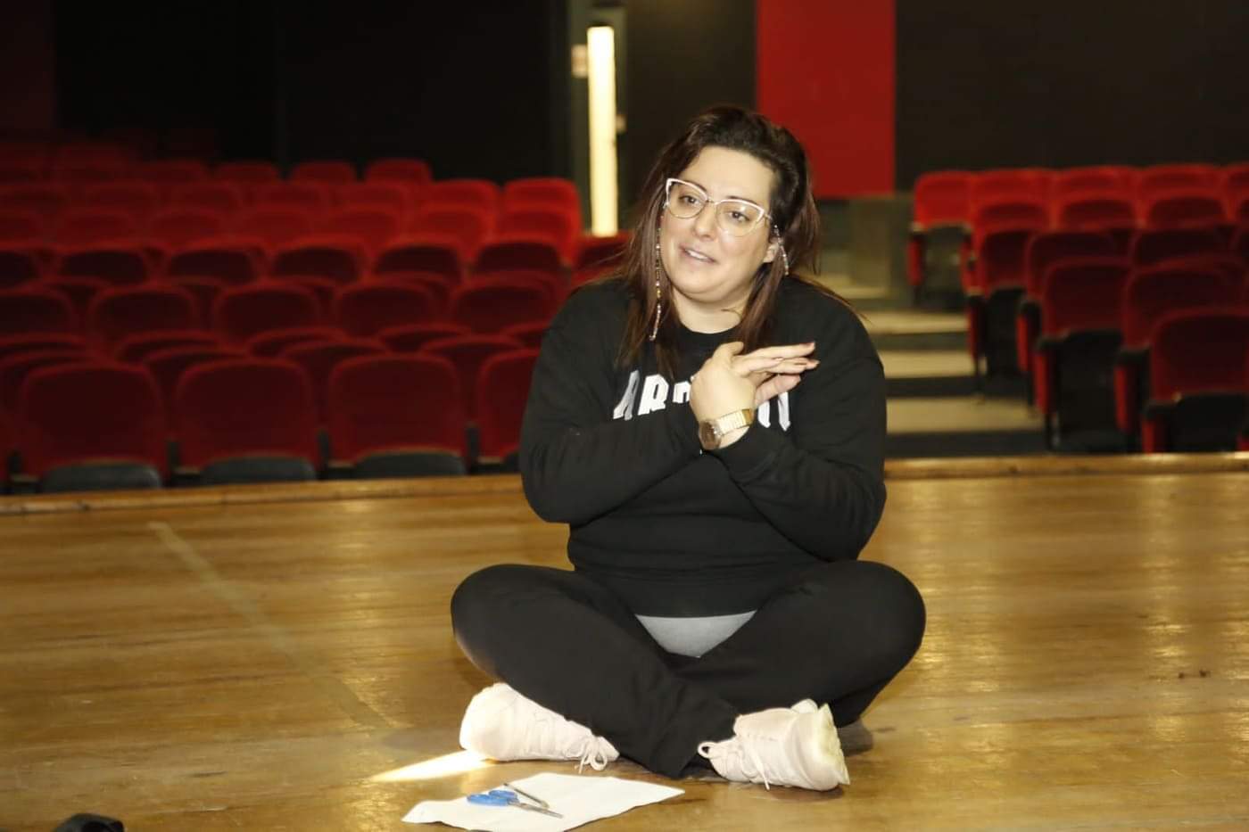 سيرين قنون : ورشتي بالمسرح التجريبي تعتمد علي الجسد والمتدربون متعطشون ومتحمسون جدا