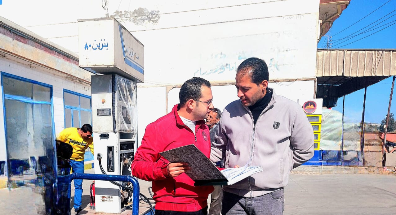ضبط محطة تموين سيارات تقوم بتجميع السولار من السوق السوداء لإعادة بيعهم