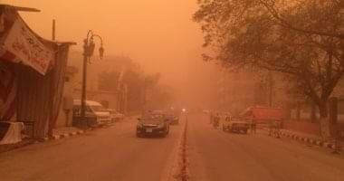 عاصفة ترابية ورياح شديدة تضرب مدن البحر الأحمر