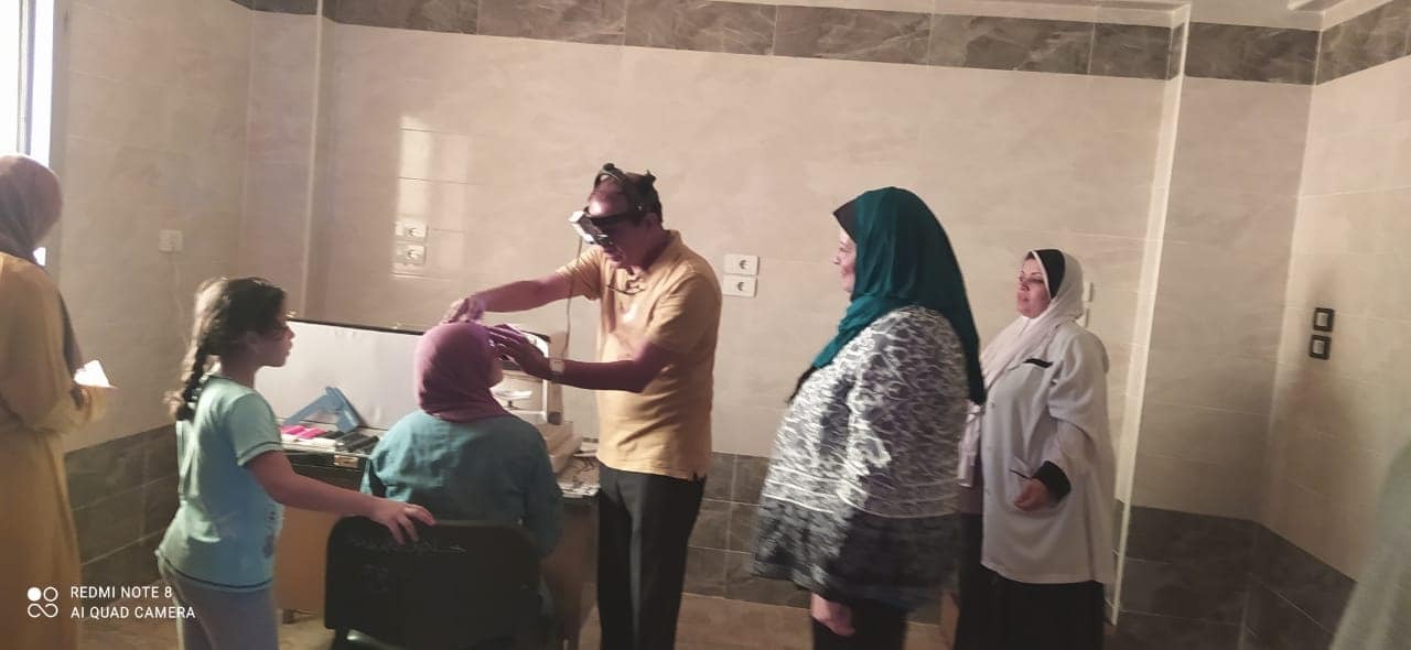 جامعة بنها تنظم قافلة طبية بقرية الاحراز بشبين القناطر