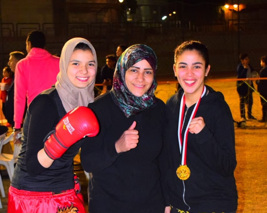 ندى محمد تفوز بذهبية بطولة الـ "كيك بوكسينج" و "كونغ فو"