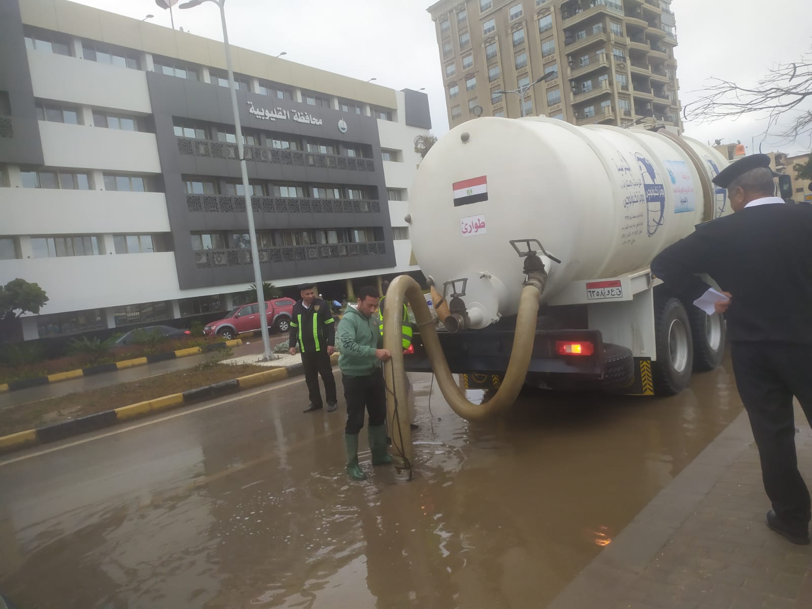 اعلان الطوارئ بمياه القليوبية بسبب الطقس السيء