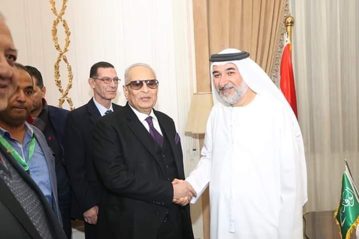 بالصور : رئيس حزب الوفد يكرم نجوم الرياضة في بيت الأمة