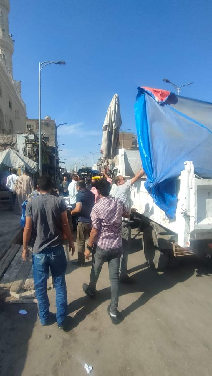 رفع 841 حالة إشغال طريق مخالف بالبحيرة 