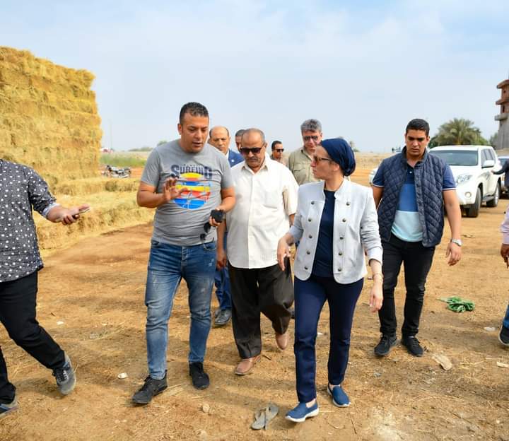 وزيرة البيئة فى زيارة ميدانية لمحافظة الشرقية لمتابعة سير منظومة مواجهة نوبات تلوث الهواء الحادة ضمن أولى جولاتها بمنظومة نوبات تلوث الهواء الحادة