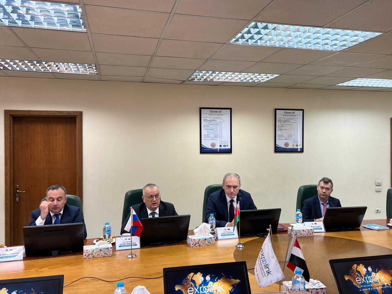 سفيرى روسيا وبيلا روسيا : نريد توسيع العلاقات التجارية بين مصر والاتحاد الاقتصادي الأوراسي