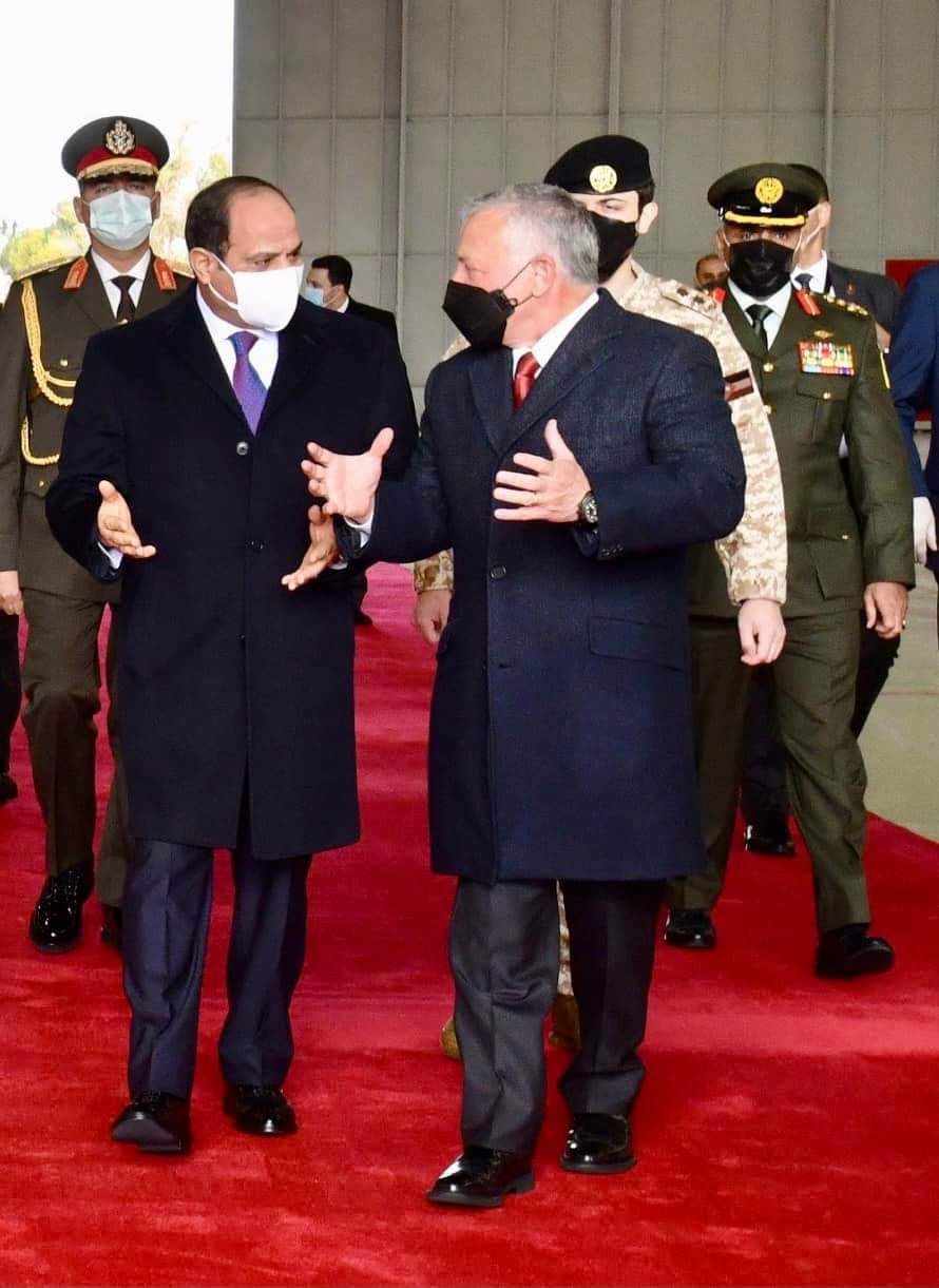 ملك الاردن يعزي الرئيس السيسي في وفاة شهداء سيناء