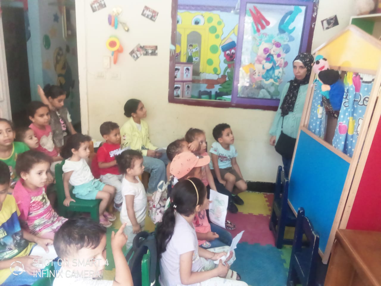 ضمن جولات حملة إقرأ فكر لمستقبل أفضل...زيارة جمعية أصحاب الإراده وحضانة البراعم بمنطقة البيضه بكفر الدوار