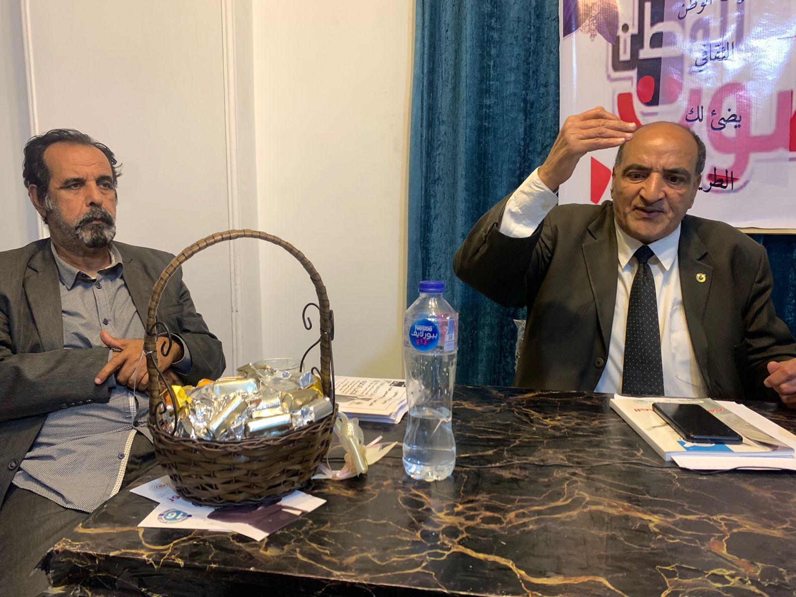 محسن هاشم : نسعى لجلب حقوق الصحفيين وتشغيل موقع الخبر الالكتروني