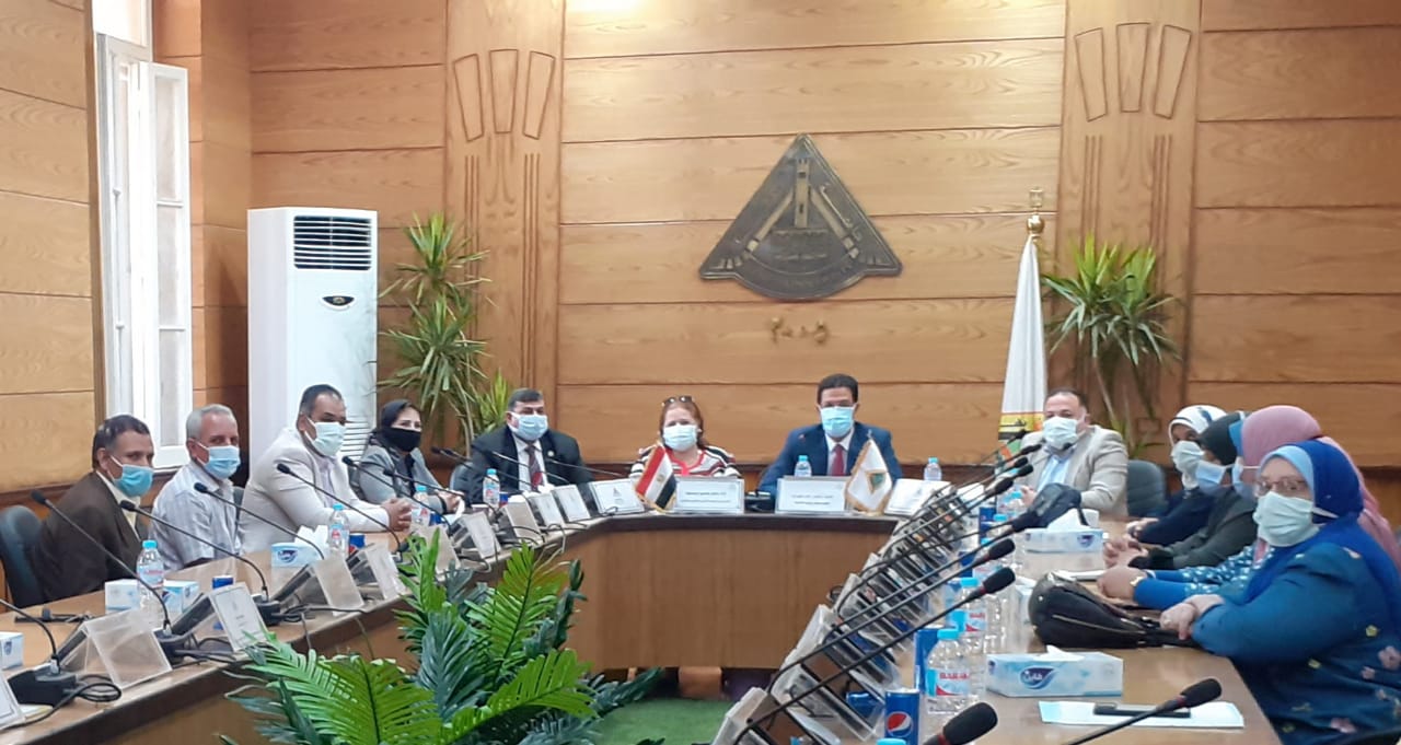 الجيزاوي " يؤكد على رفع حالة الطوارئ وتطبيق الاجراءات الاحترازية داخل الكليات