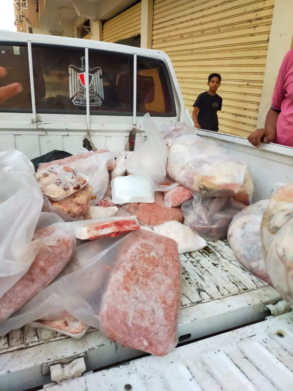 ضبط ٥ طن دواجن واسماك فاسدة غير صالحة للاستهلاك بالجيزة