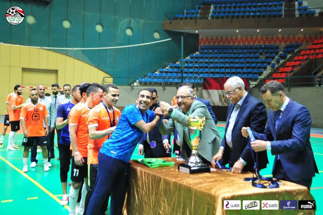 البنك الأهلي يتوج بكأس مصر لكرة الصالات على حساب الإسماعيلي