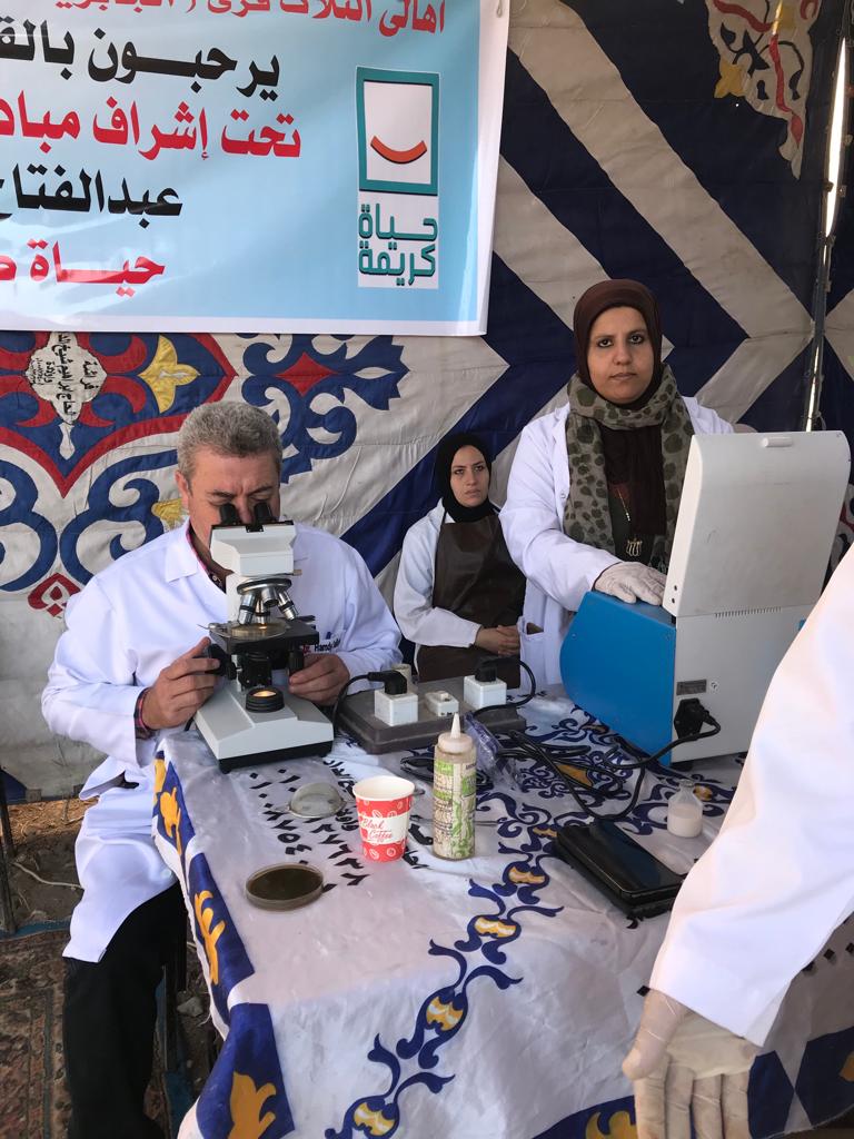 بيطري الغربية تنفذ قافلةبيطرية مجانية بقرية العبايده بالمحلة الكبري