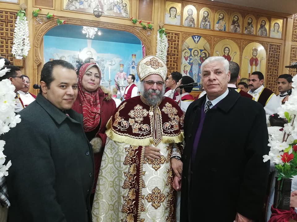 جولة وفدية للنائب محمد مدينة لكنائس القليوبية احتفالًا بأعياد الميلاد المجيد "صور"