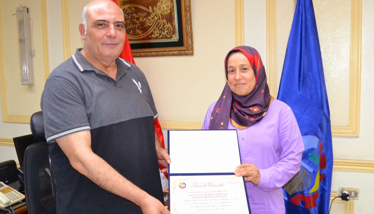 تكريم مدير مديرية التضامن الإجتماعي بمحافظة مطروح