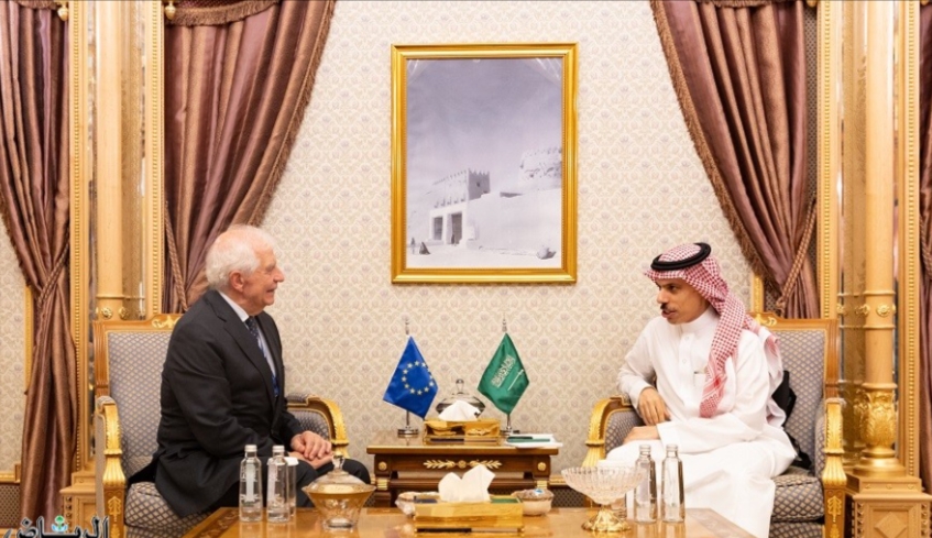وزير الخارجية السعودي يلتقي الممثل الأعلى للاتحاد الأوروبي للشؤون الخارجية والسياسة الأمنية