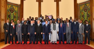 السيسى لرؤساء المحاكم الدستورية الأفريقية: نتطلع لتكثيف أواصر العمل الأفريقى