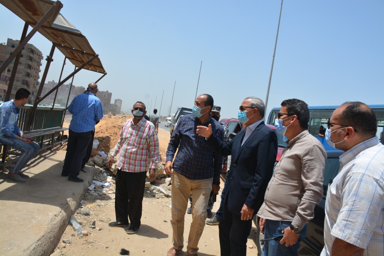 إزالة مباني  متعارضة مع توسعه الطريق الدائري بالخصوص وحي غرب شبرا الخيمه