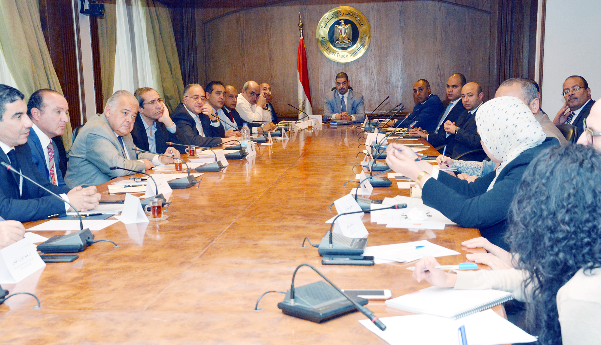 التجارة والصناعة تعقد الاجتماع الأول لصياغة النسخة المطورة من برنامج مساندة الصادرات و رد الأعباء