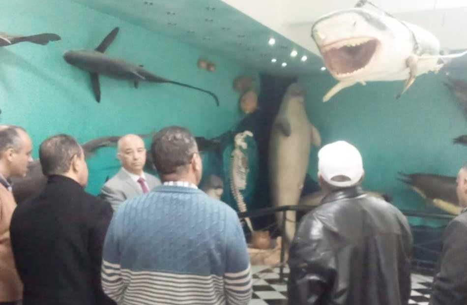 مدير شئون البيئة بالبحر الأحمر يجري زيارة لمعهد علوم البحار والمصايد 