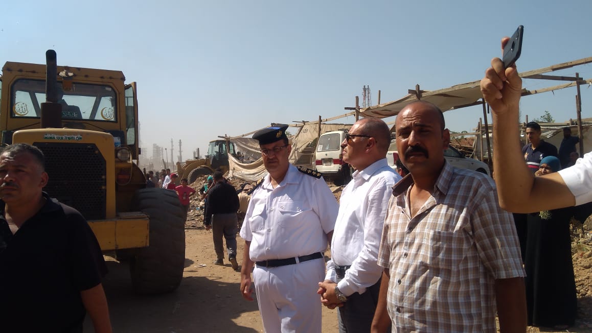 البدء فى انشاء محور التوفيقية الجديد بالمطرية لتخفيف الضغط المرورى