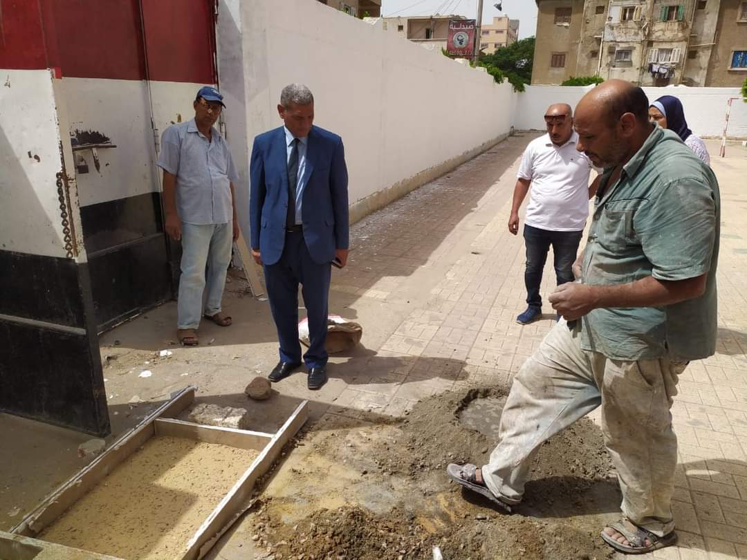 تربية البحيرة...الوقوف على التشطيبات النهائية بمدارس كفر الدواراستعدادا للعام الدراسي