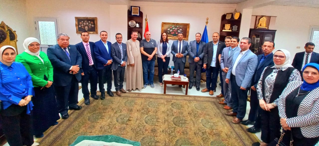 نائب محافظ البحيرة تستقبل وفد المجلس القومى لحقوق الإنسان