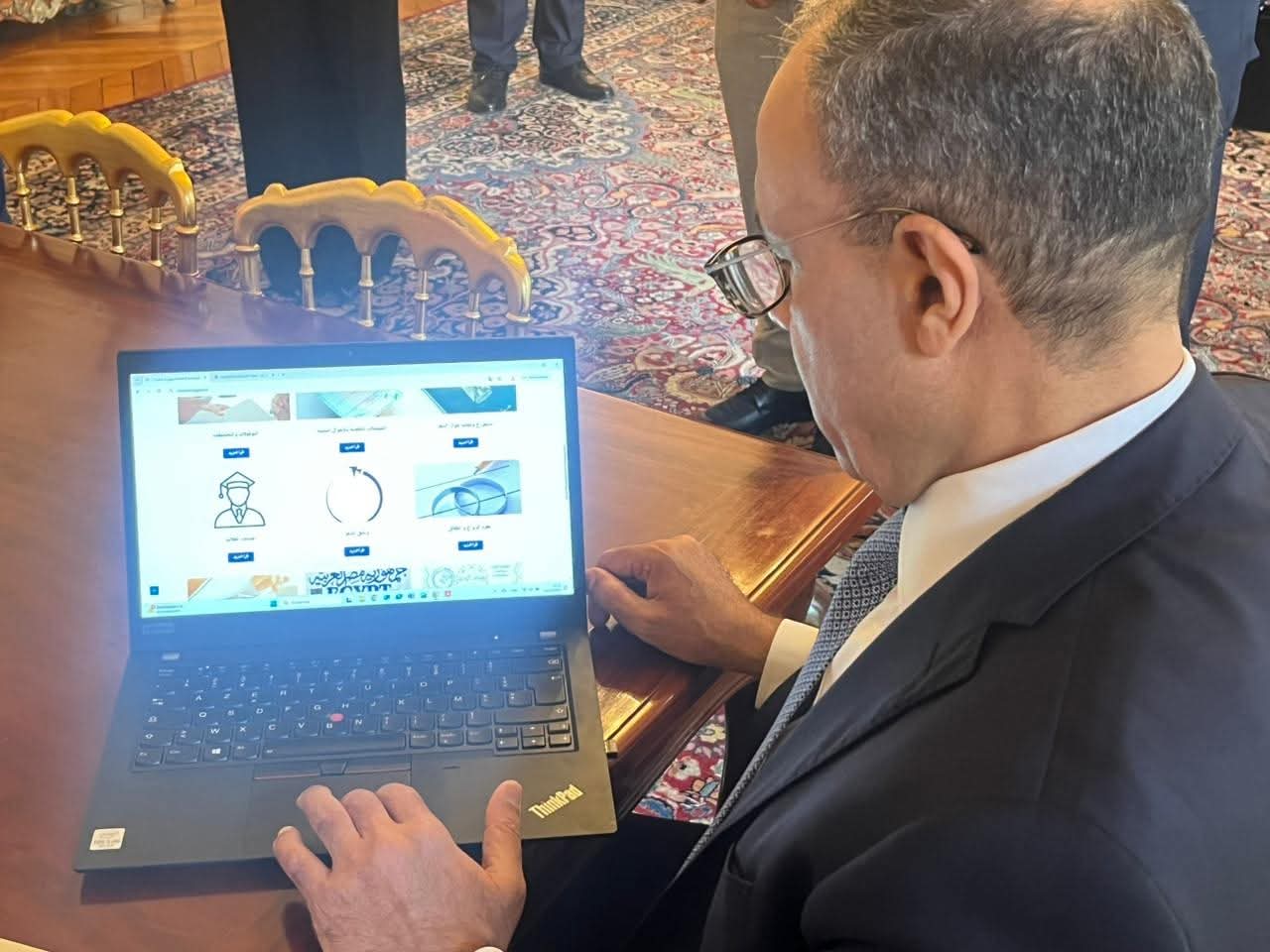 وزير الخارجية يشهد مراسم تدشين الموقع الإلكتروني الجديد للقنصلية العامة لمصر فى باريس